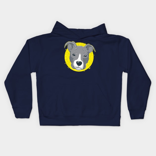 Pitbull Kids Hoodie by strangethingsa